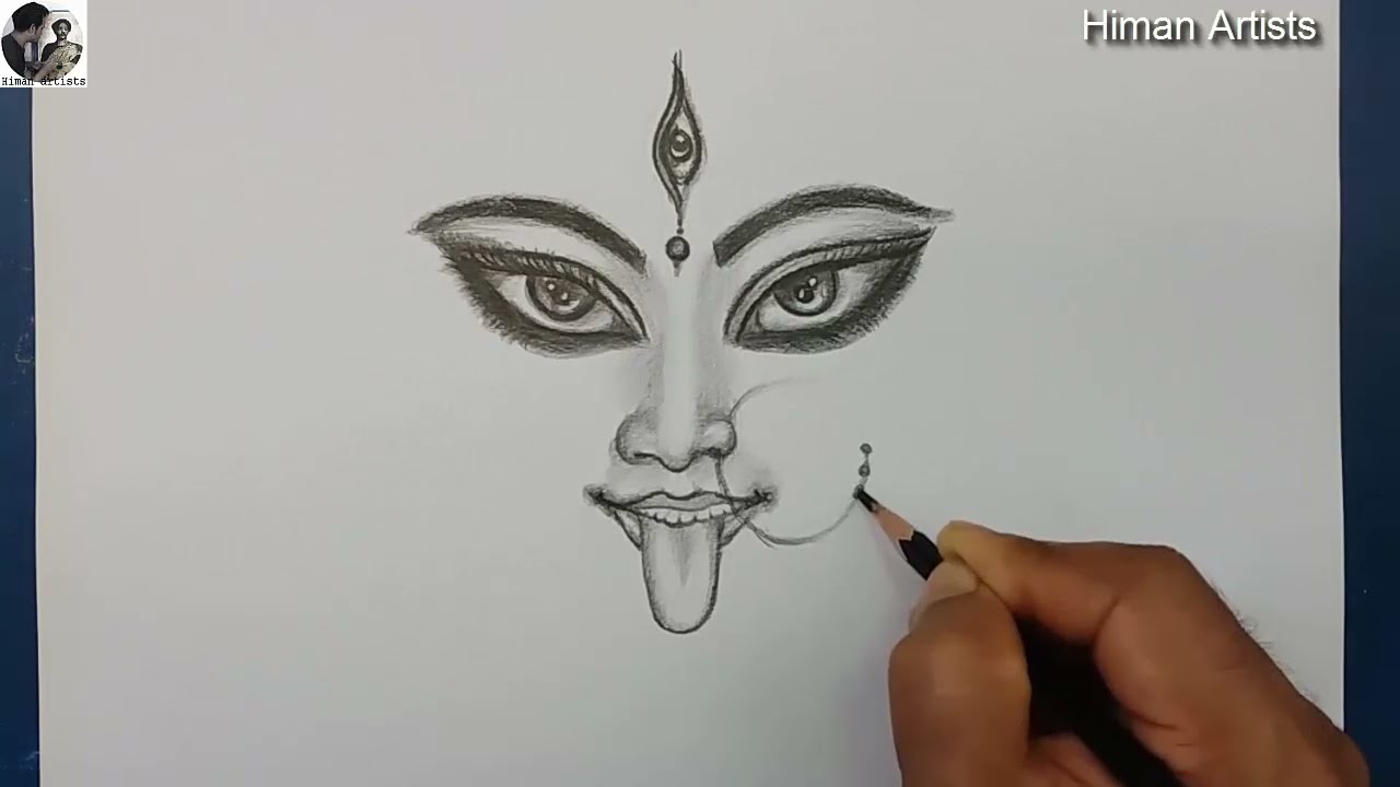 Featured image of post Maa Kali Sketch Images Kali mean the black one