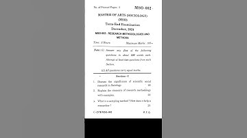 IGNOU MSO 002 Question | December 2024 Exam #mso002 #ignouquestion