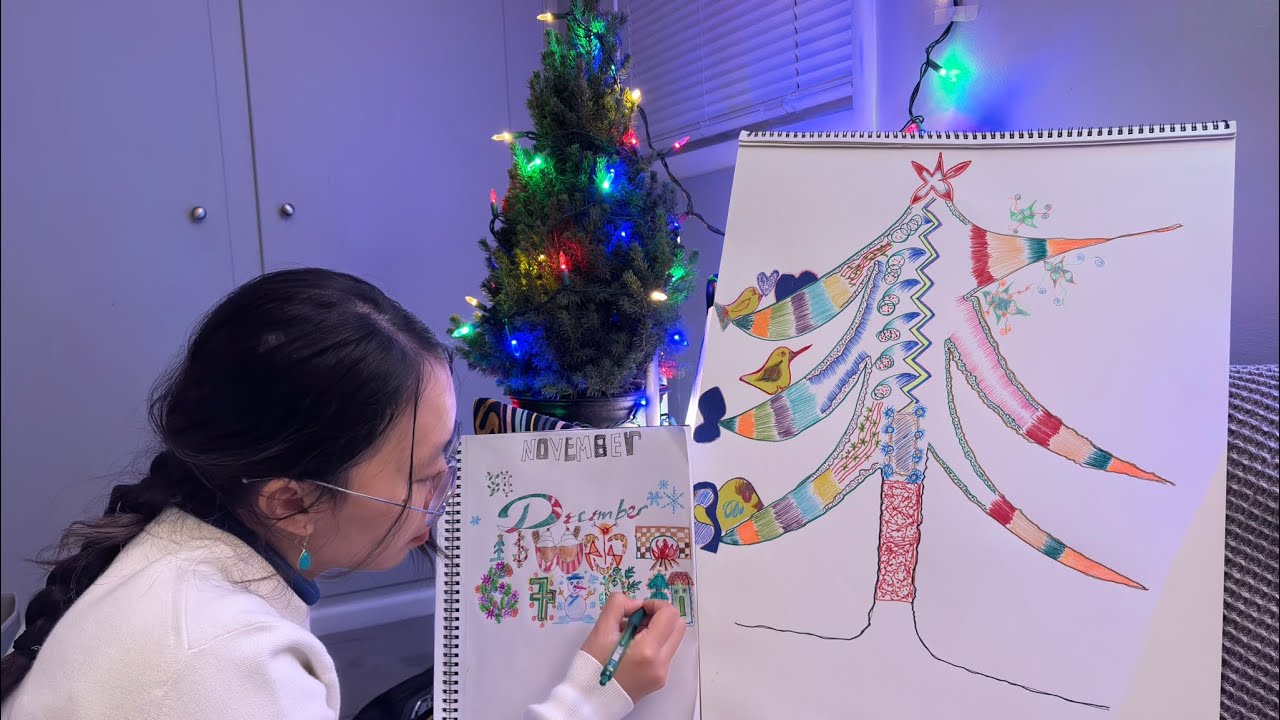 Christmas countdown projects and sharing about creating a Youtube Channel 🎄