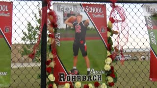 Union High School, local community remembering Gavin Rohrbach