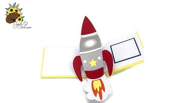 Spaceship Twist & Pop Card SVG Assembly Tutorial