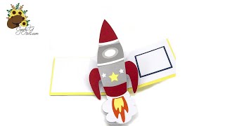 Spaceship Twist & Pop Card SVG Assembly Tutorial