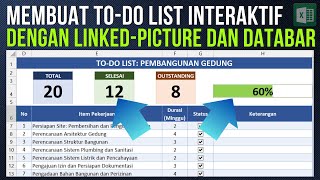 Membuat To Do List Interaktif di Excel dengan Linked Picture dan Databar | Free Download screenshot 5