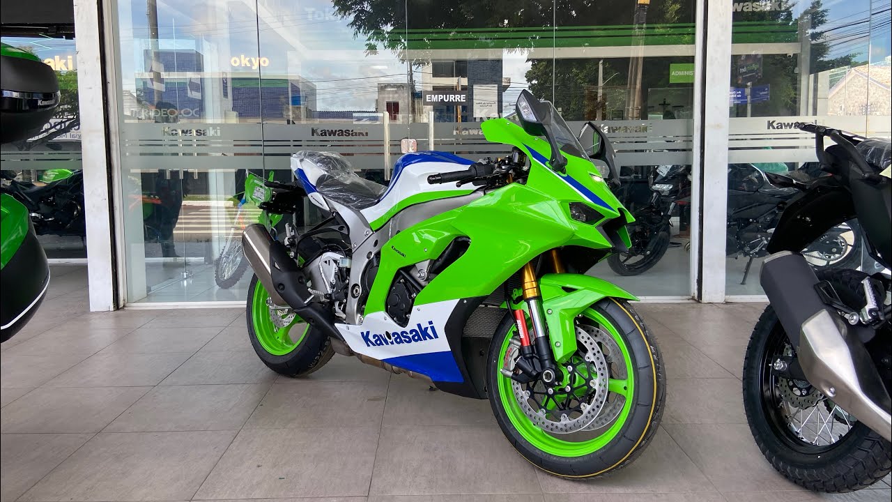 KAWASAKI NINJA ZX10R EDIÇÃO DE 40 ANOS, VIERAM APENAS 19 UNIDADES