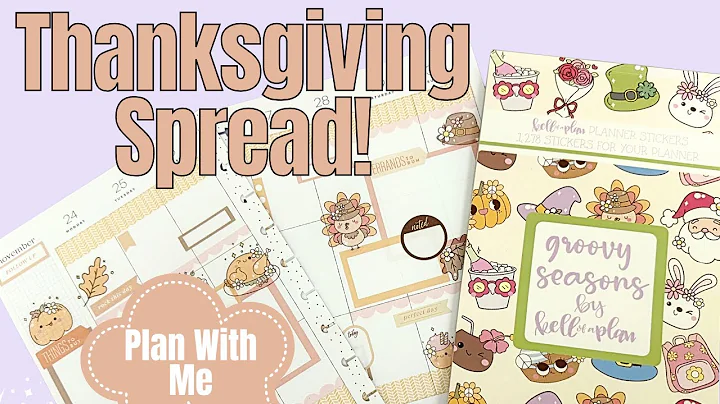 Groovy Seasons Thanksgiving Week Plan With Me | Classic Happy Planner Spread