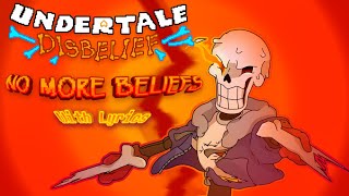 Download lagu No More Beliefs with lyrics | Undertale: Disbelief The Musical