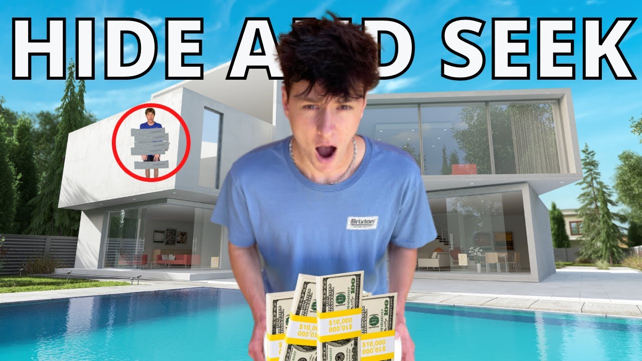 $10,000 Extreme Hide And Seek Game - YouTube