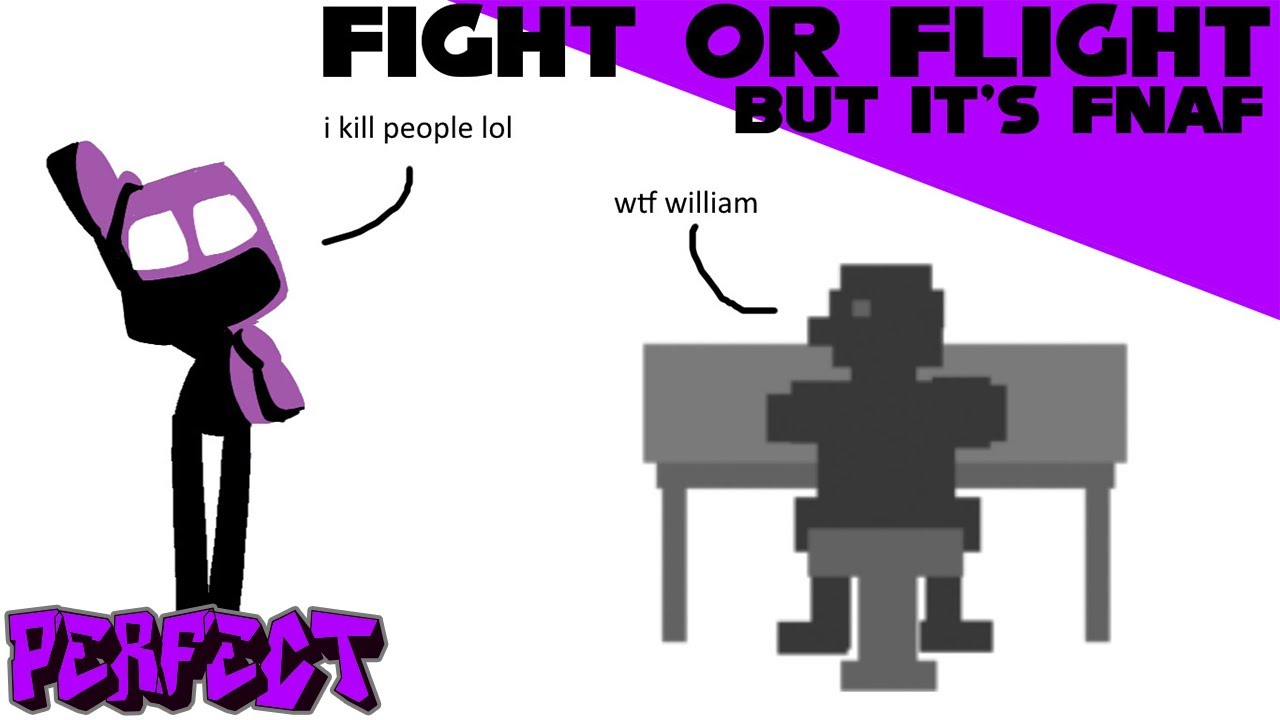 Friday Night Funkin' - Perfect Combo - Fight or Flight, But It's FNAF Mod [HARD]