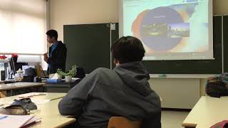 Presentation fail | he accidentally deleted his text