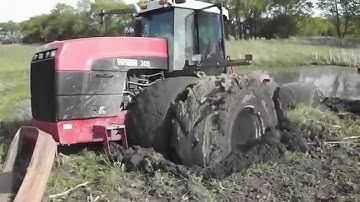 Stuck in the mud  - Versatile 4wd tractor