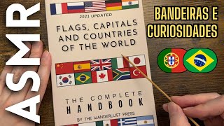 Aprendemos curiosidades de países mundiais [ASMR português]