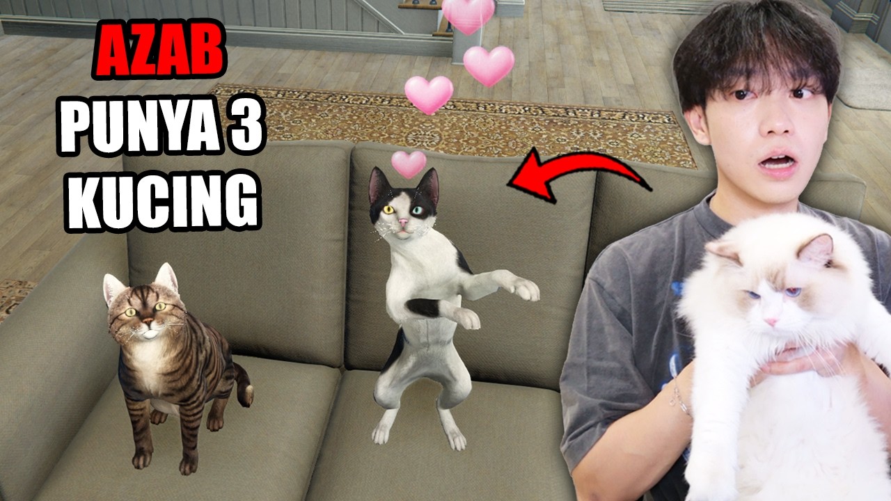 Gua PUNYA 3 KUCING dan MEREKA kalo MAKIN LAPER MAKIN ANEH. - Scawy Game
