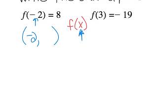 Ms. Shannon's Skills Video - function notation reading ordered pairs