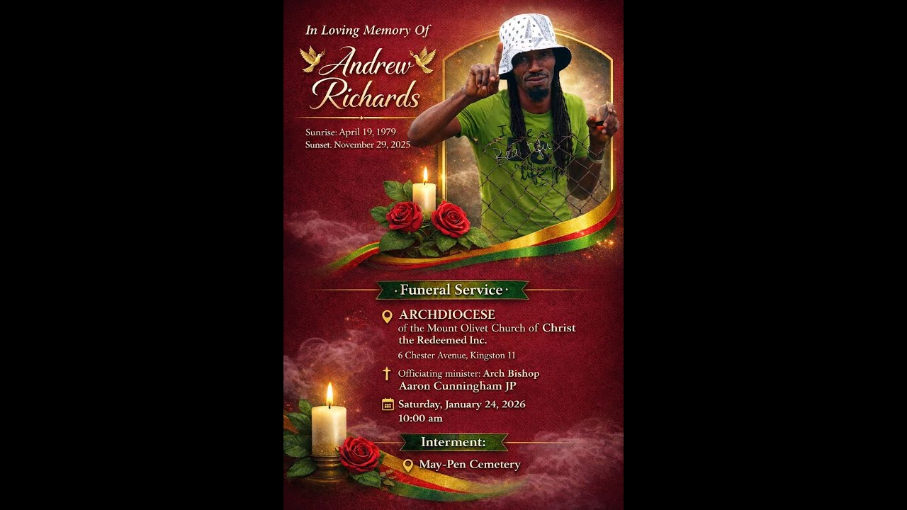 In Loving Memory of ANDREW RICHARDS 'Barber/Killa' (April 19, 1979 - Nov. 29, 2025)