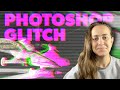 Simple glitch effect in adobe photoshop