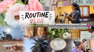 😴My Real Routine Vlog: Managing Stress & Work Pressure / Palak Pulav Recipe 🍲 real moments real me💕