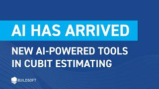 AI Estimating has arrived in Cubit Estimating