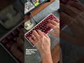 Keygeek Cheesecake, a mid to deep long pole! #computerkeyboard #keyboard #asmr #customkeyboard