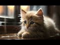 😺 cute kitten is taking shelter from the pouring rain💦 - cute kitten sleeping together 😪