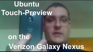 Ubuntu Touch-Preview Running On Verizon Galaxy Nexus