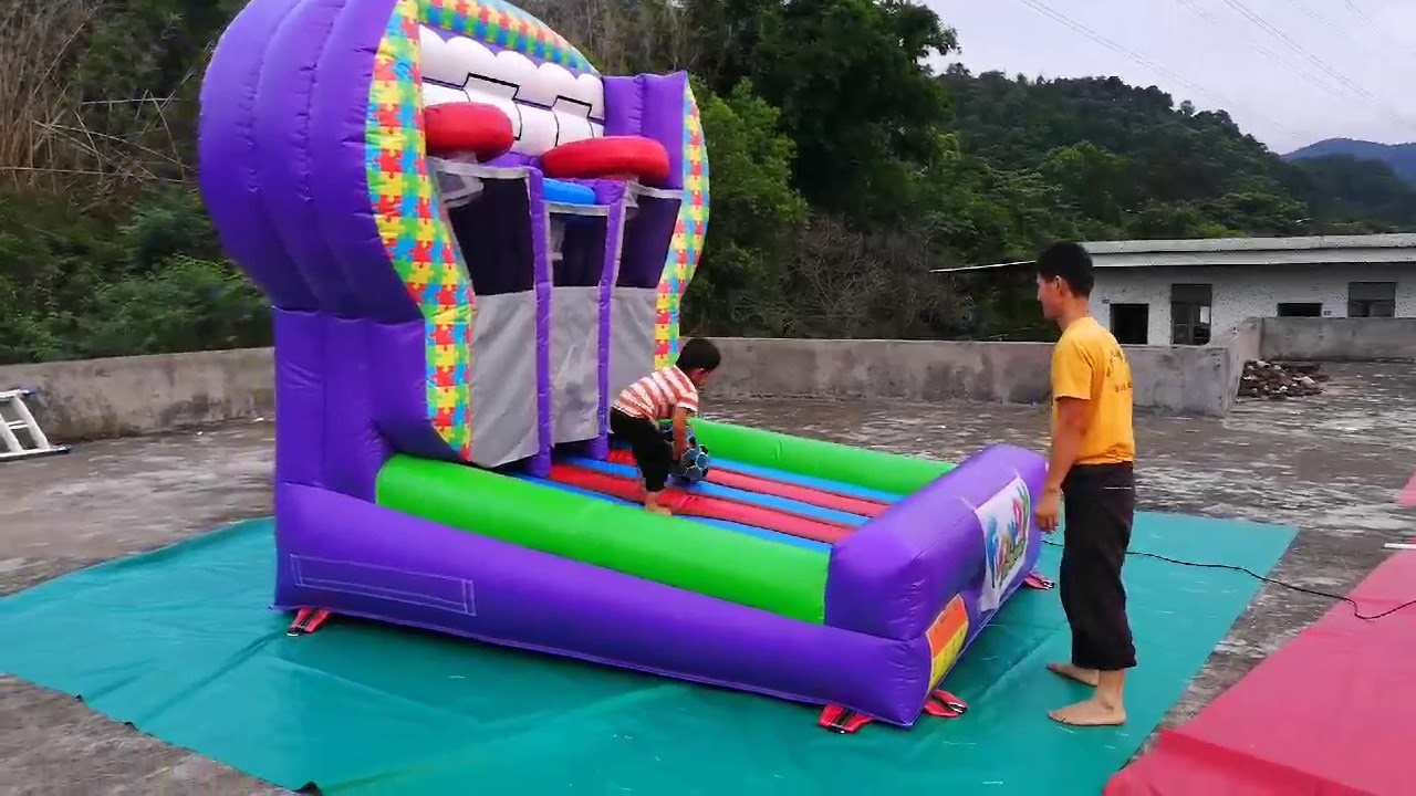 Outdoor mini inflatable basketball sport games inflatable interactive