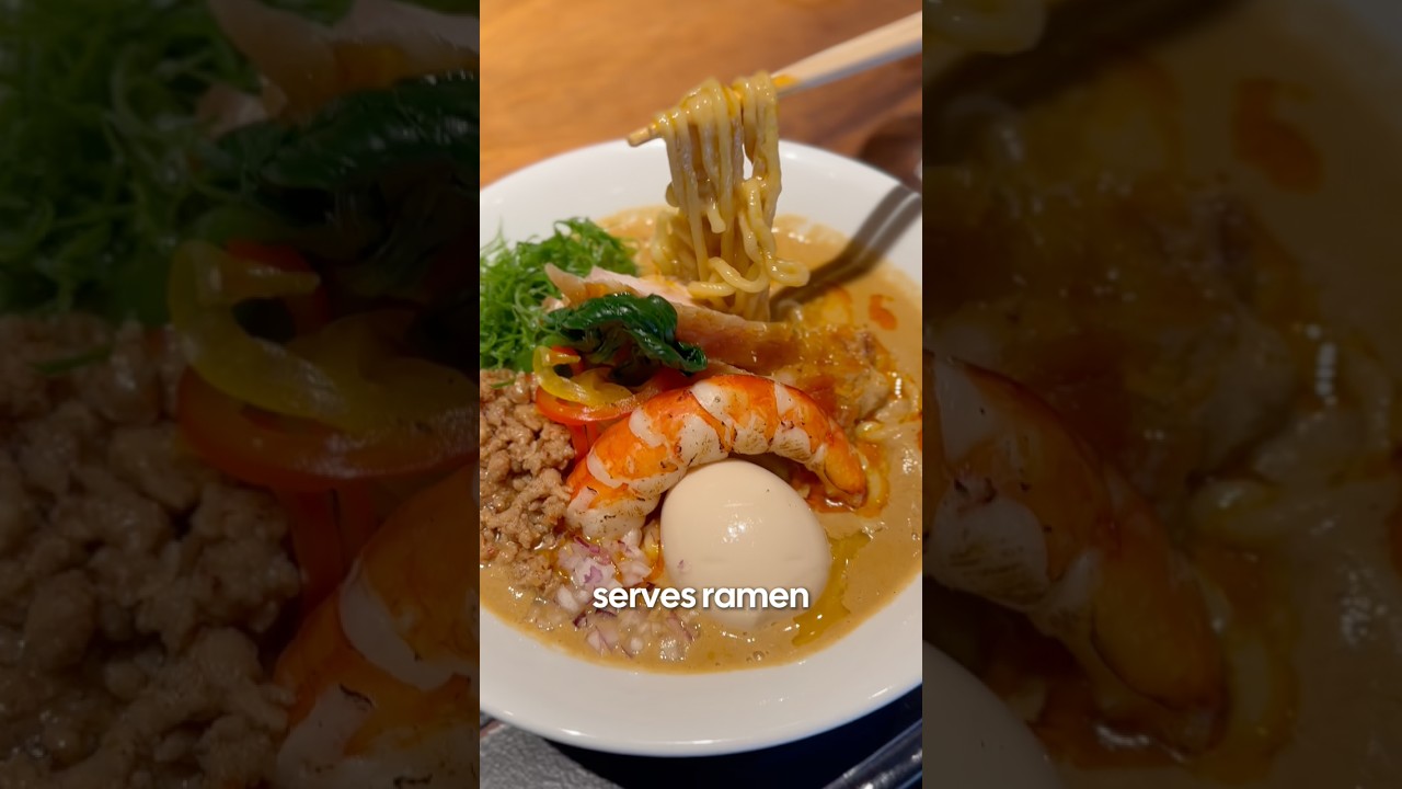 This French restaurant in Tokyo turns into a ramen shop on Saturdays? #tokyo #tokyofood #tokyoramen