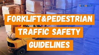 Forklift and Pedestrian Traffic Safety Guidelines in Warehouse #warehousesafety #forkliftsafety