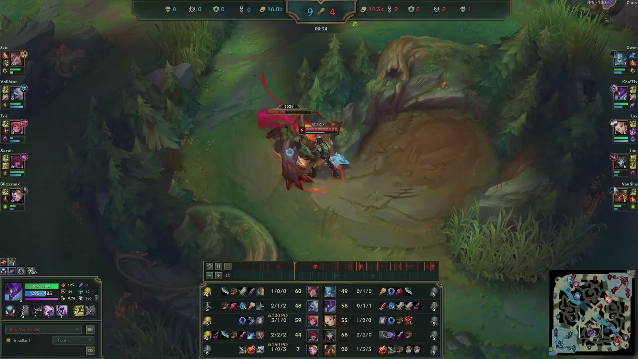 KHA'ZIX vs VOLIBEAR (JGL) | 12/1/6, Dominating | EUW  | 26.3