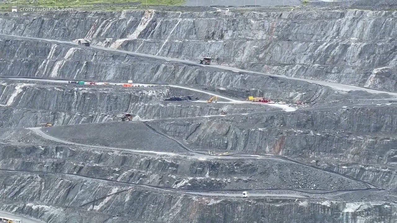 The Agnico Eagle gold mine in Malartic
