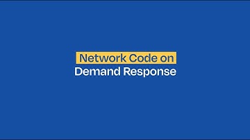 ENTSO-E Market Report 2025 Video Series – Chapter 1: Network Code on Demand Response (NC DR)