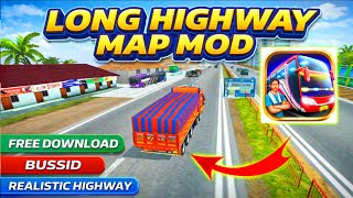 Long Highway Map Mod In Bussid || HIGHWAY MAP MOD || DOWNLOAD AND APPLY || screenshot 5