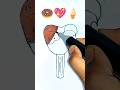 satisfying creative 🍩/💖/🍦#satisfying #painting #shorts #youtubeshorts #shortsvideo #art