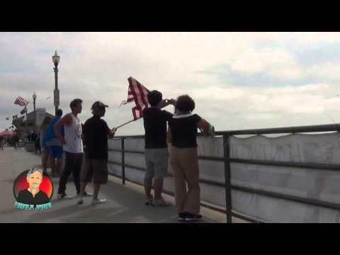 FLAG IN THE FACE!