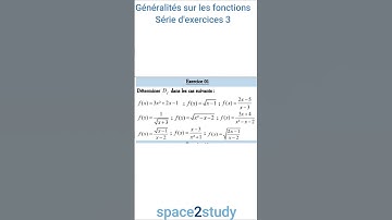 Exercice  1  Série d