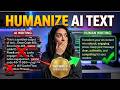 Convert AI Generated Text into Human-Like Content (Easy Method) | Bypass AI Content Detector