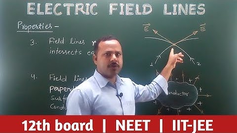 10. Electric field lines and their important properties | Class 12th | Physics #cbse