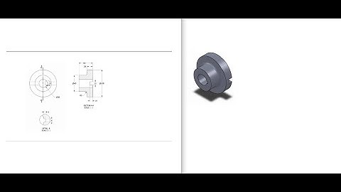 Solidworks for dummies - Create a flange with solidworks