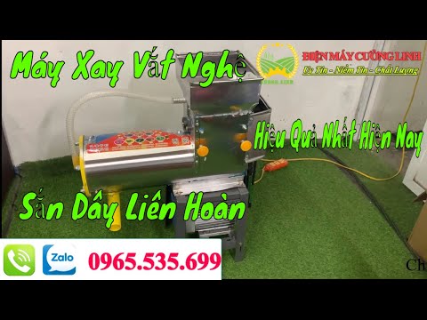 Video Máy Xay vắt Nghệ Sắn Dây liên Hoàn Cải Tiến Mới Nhất... - youtube