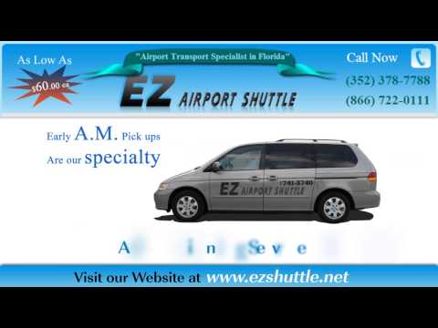 EZ Airport Shuttle Gainesville Shared Shuttle Video