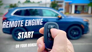 Convenience at Your Fingertips: Remote Engine Start for Honda Owners.