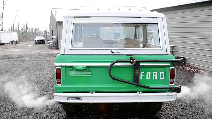 1972 BRONCO 302 3SPD PS FIBERGLASS TUB METAL DOORS AND HOOD ORIGINAL INTERIOR RUNS AND DRIVES GREAT