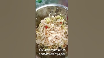 Gỏi Bắp Chuối Chay( Vegetarian Banana Blossom Salad)