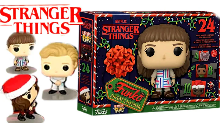 ASMR |  PART 2 | UNBOXING  ADVENT CALENDAR FUNKO STRANGER THINGS OF HEROES 