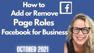 ADD or Remove Page Roles Facebook for Business 2021