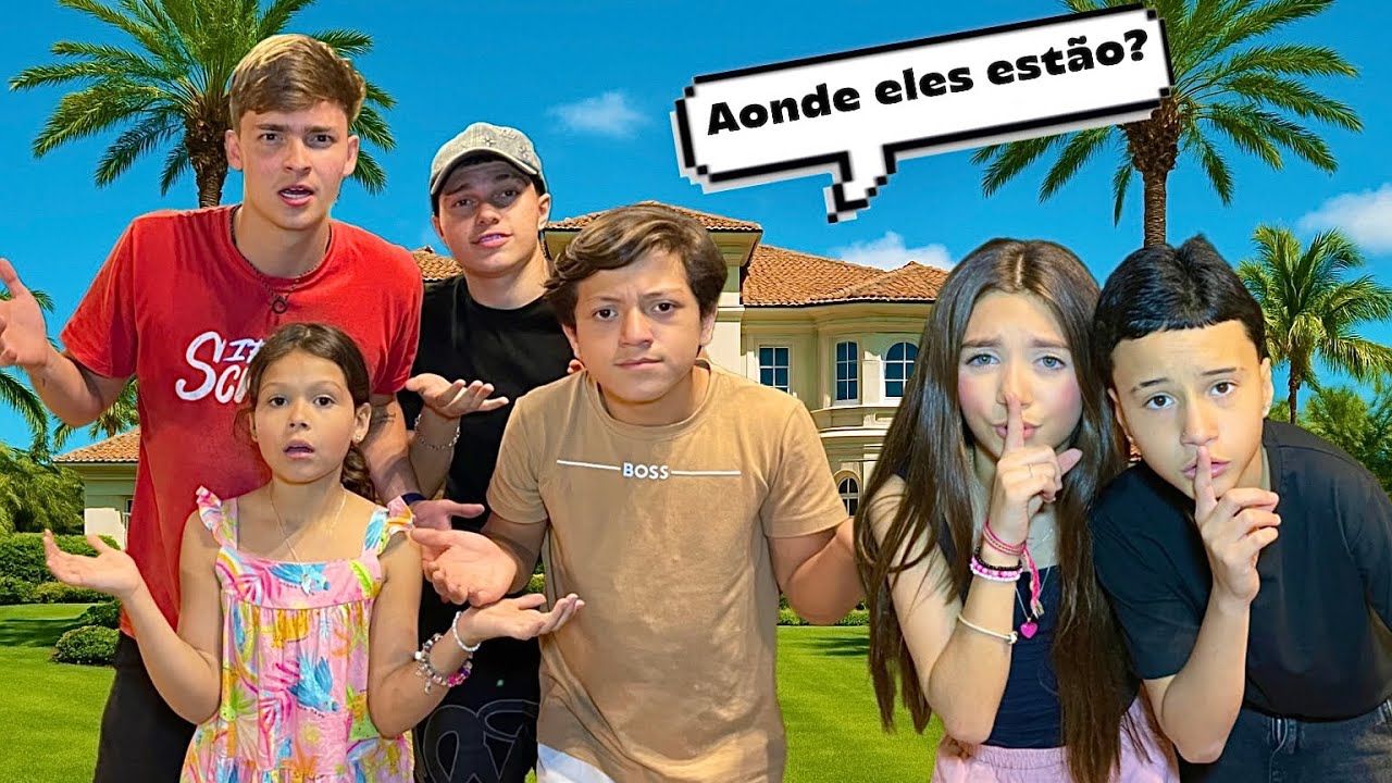 OS GÊMEOS ANTÔNIO E SOPHIA TROLARAM OS AMGOS NO POQUE ESCONDE  • Vem com a Sophia! •
