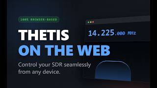 Control your Hermes Lite 2 or Anan with Thetis in a browser. A gamechanger in remote operating.