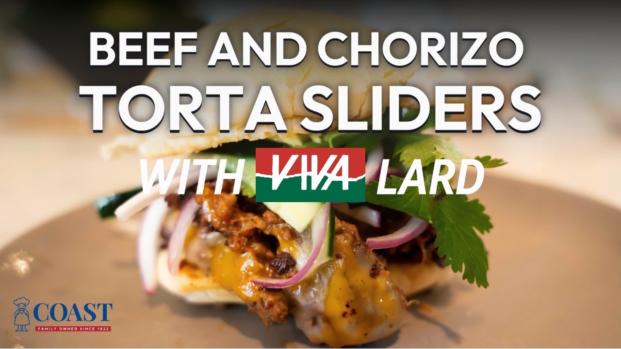 Beef and Chorizo Torta Sliders with VIVA Lard YouTube