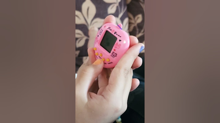 Meu tamagotchi ficou doente😷
