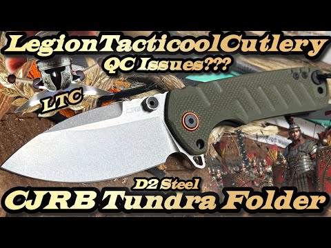 CJRB Tundra Drop Point Folder in DC53 Steel