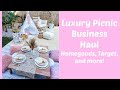 Luxury Picnic Business Haul| Boho Picnic Haul